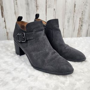 Franco Sarto Halle2 Ankle Booties Dark Gray Size 9.5
